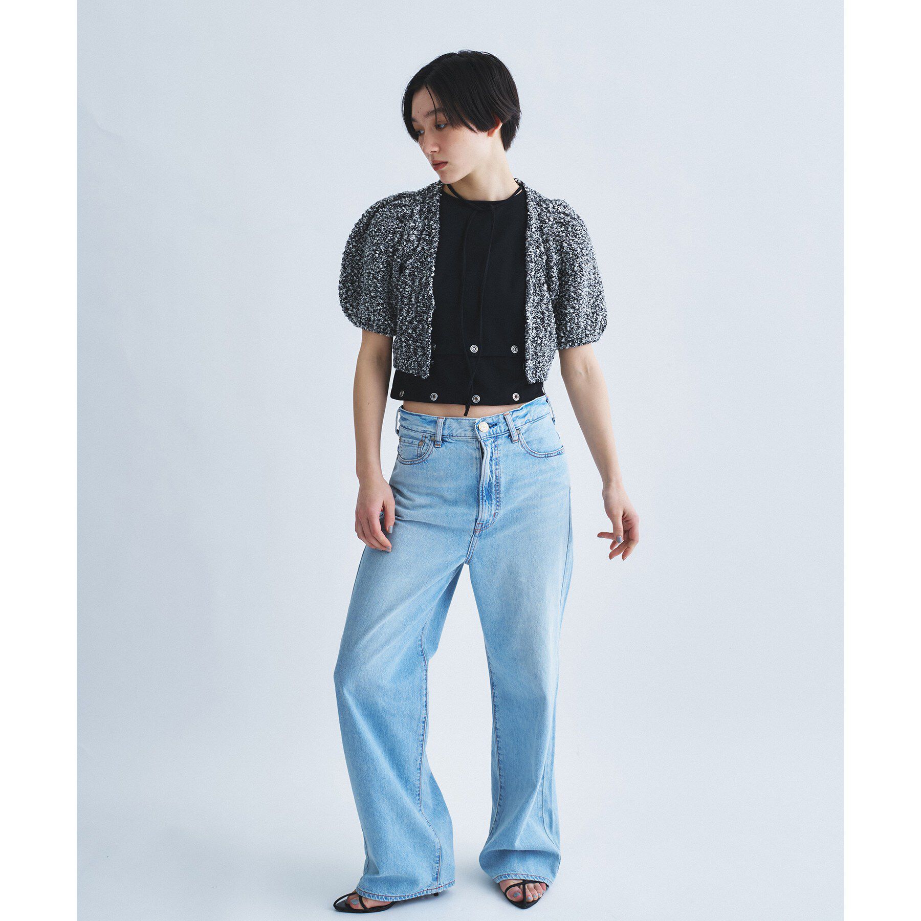 CODE A「cloudy puff cardigan」|カーディガン|