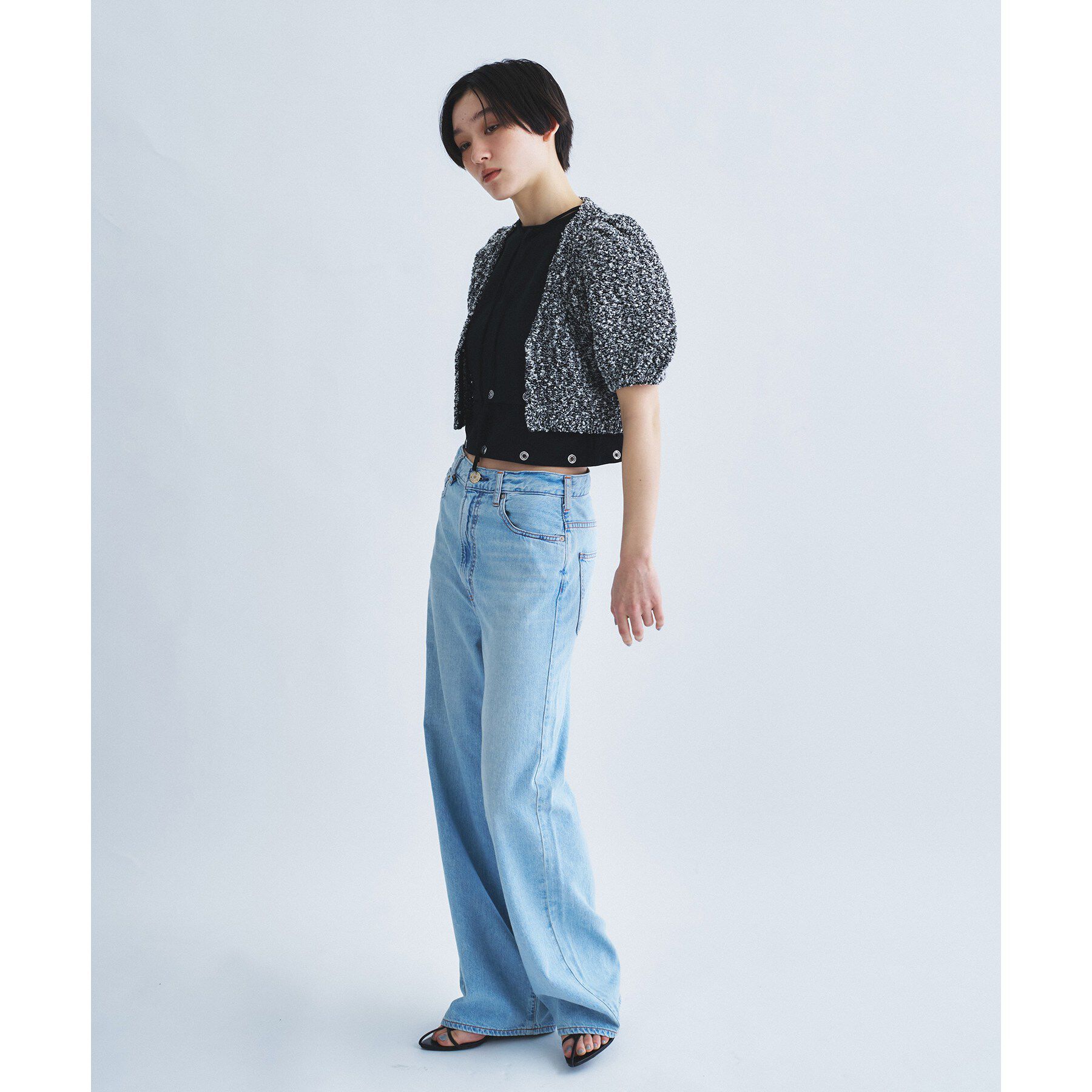 CODE A「cloudy puff cardigan」|カーディガン|
