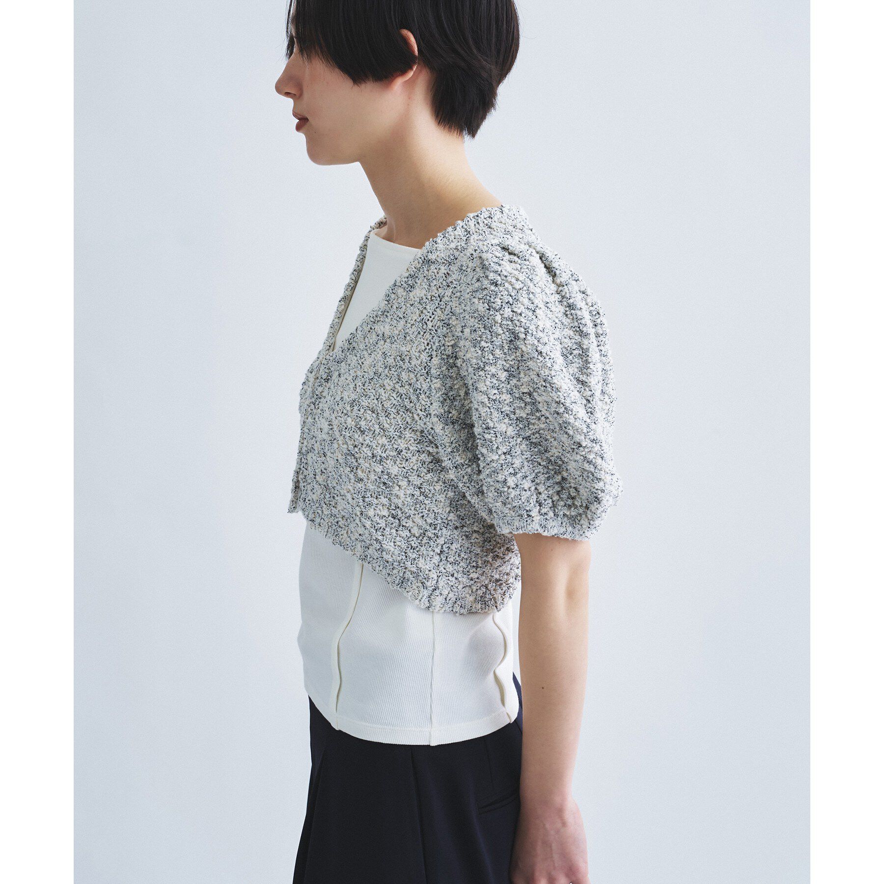CODE A「cloudy puff cardigan」|カーディガン|