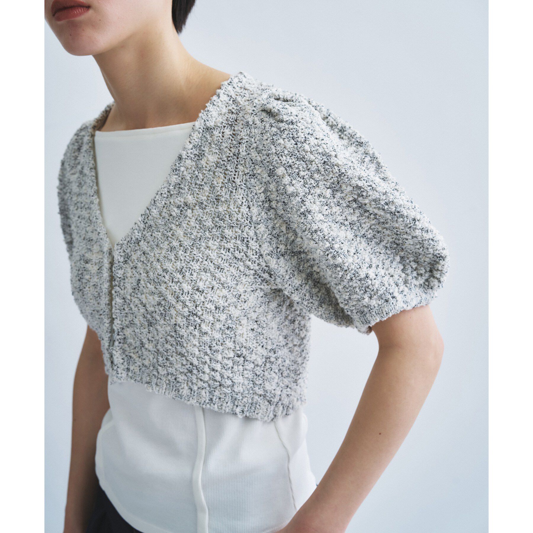 CODE A「cloudy puff cardigan」|カーディガン|