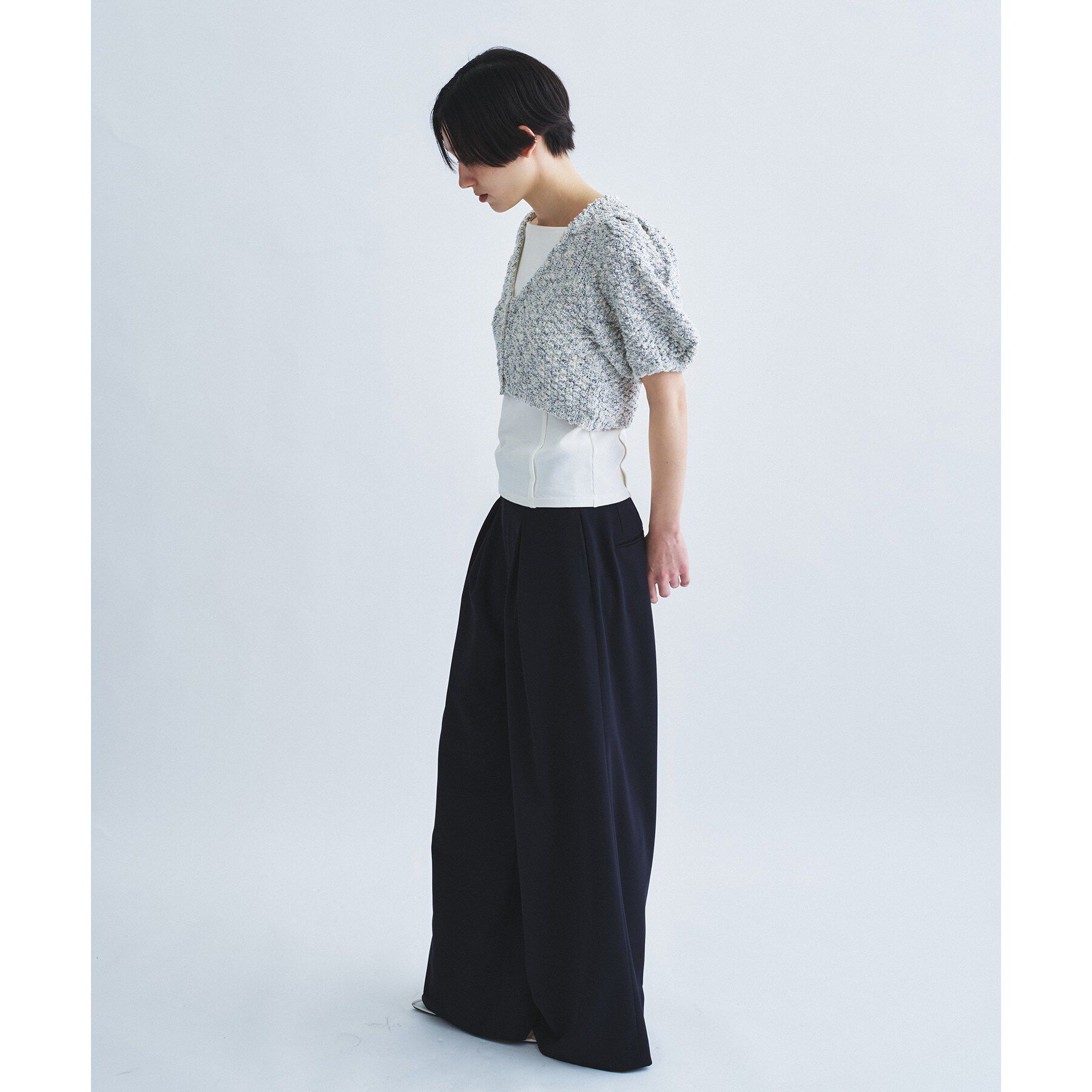 CODE A「cloudy puff cardigan」|カーディガン|