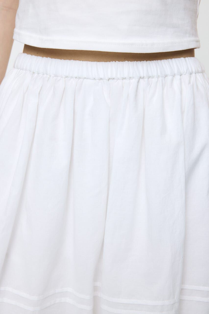 MOUSSY「EYELET HEM FLARE MINI スカート」|スカート|