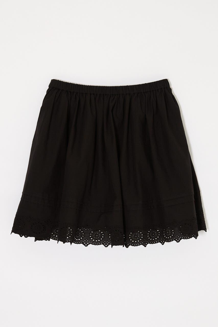 MOUSSY「EYELET HEM FLARE MINI スカート」|スカート|