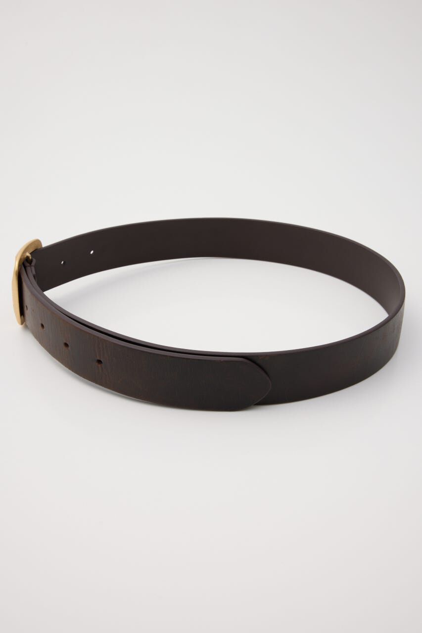 MOUSSY「CHUNKY BUCKLE LEATHER ベルト」|ベルト|