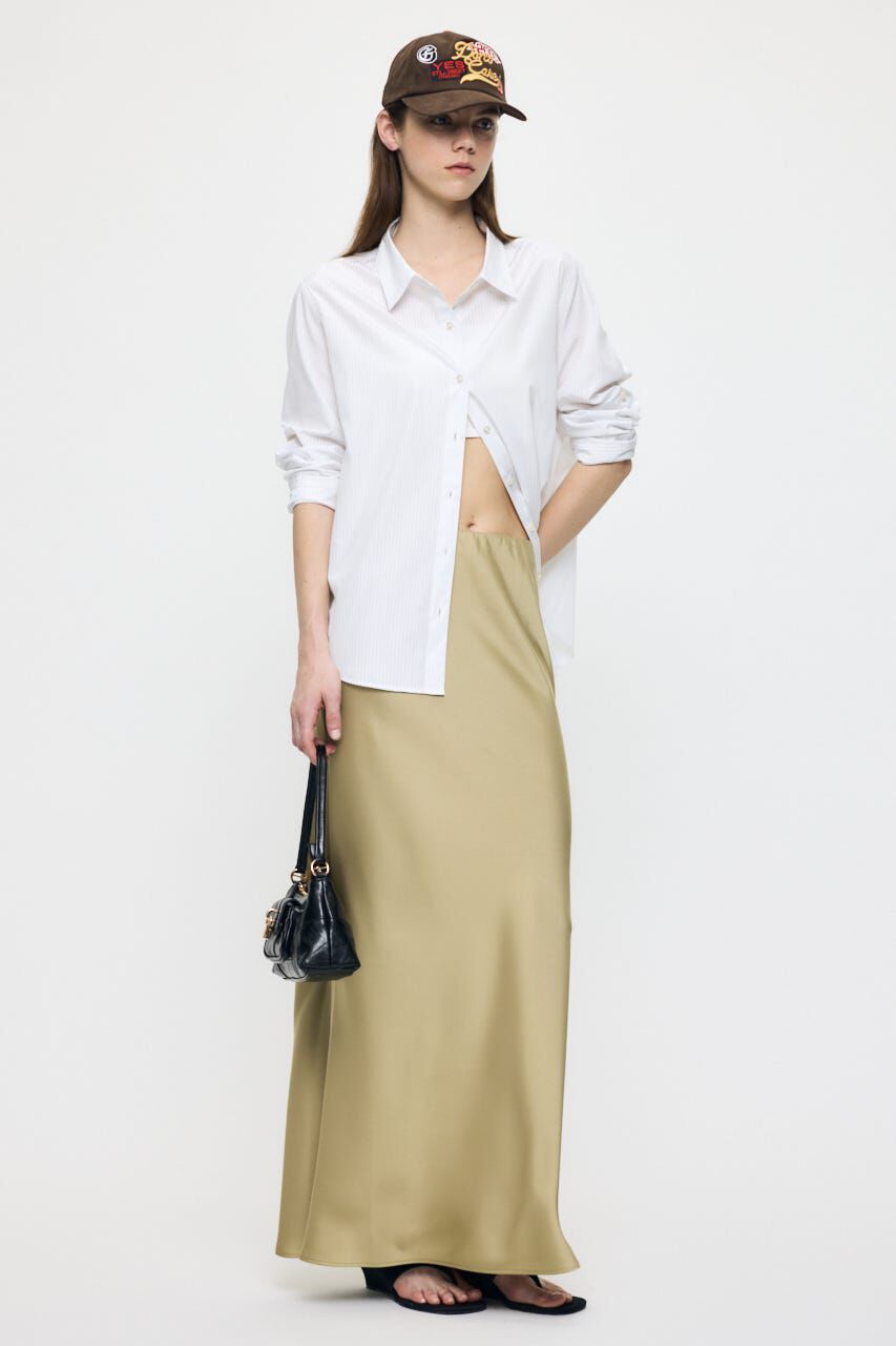 MOUSSY「STRIPE OVER シャツ」|シャツ・ブラウス|