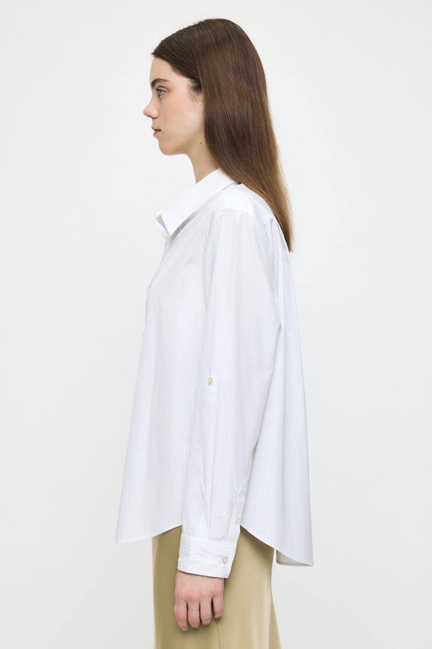 MOUSSY「STRIPE OVER シャツ」|シャツ・ブラウス|