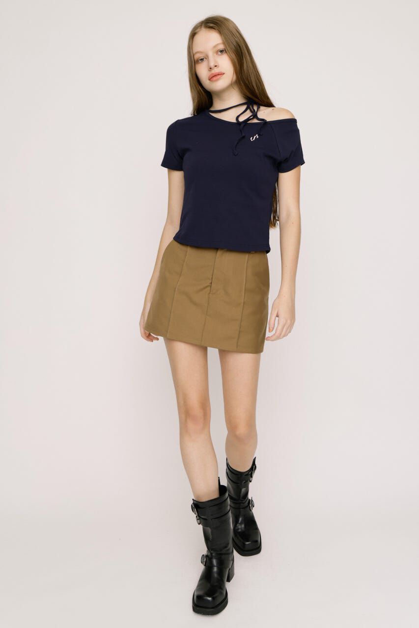 SLY「ONE SHOULDER S. トップス」|Tシャツ・カットソー|