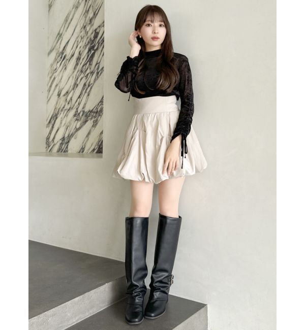 dazzlin「【再販売】バルーンミニスカート」|スカート|