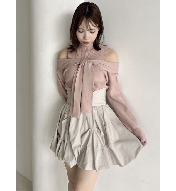 dazzlin「【再販売】バルーンミニスカート」|スカート|