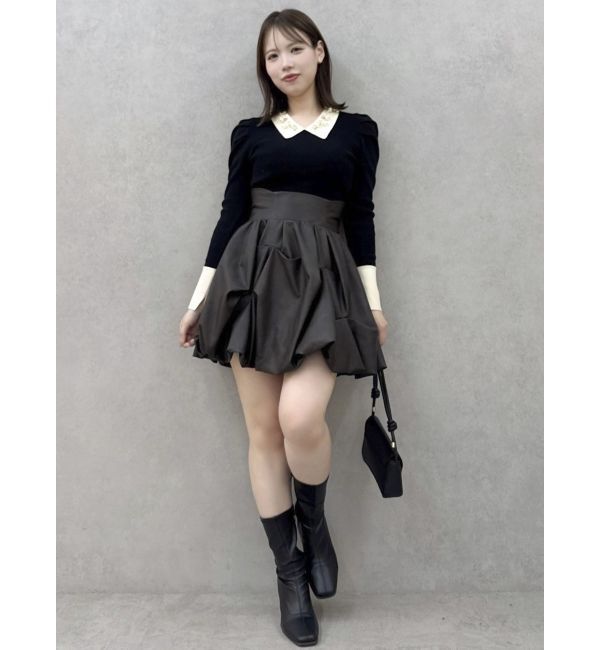 dazzlin「【再販売】バルーンミニスカート」|スカート|