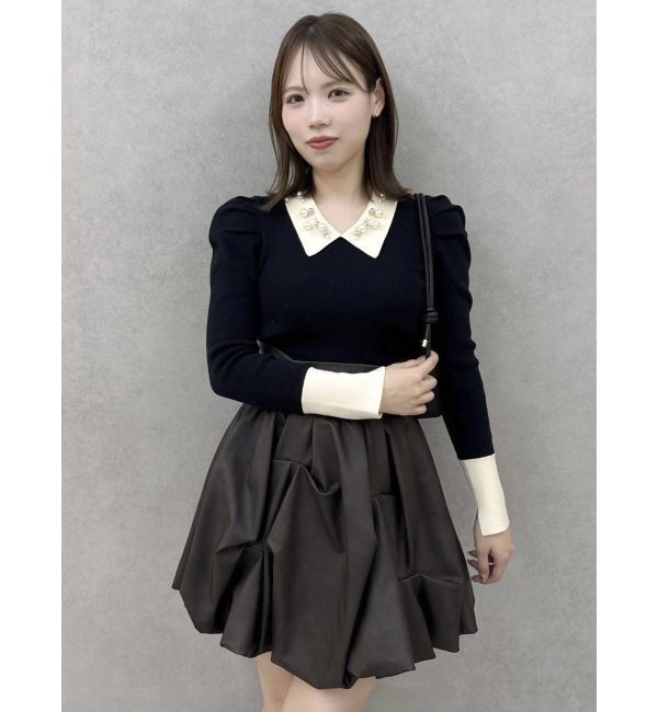 dazzlin「【再販売】バルーンミニスカート」|スカート|