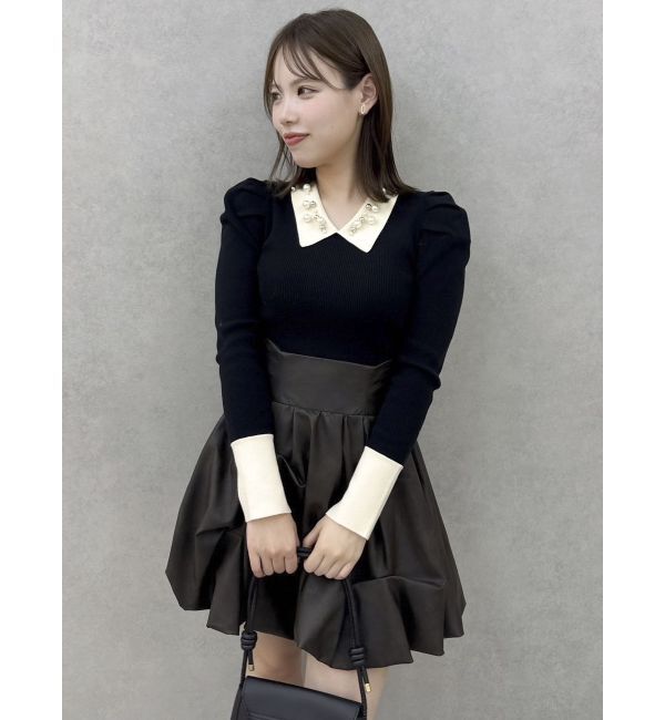 dazzlin「【再販売】バルーンミニスカート」|スカート|