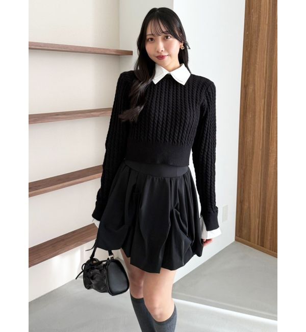 dazzlin「【再販売】バルーンミニスカート」|スカート|