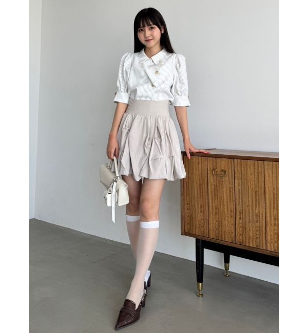 dazzlin「【再販売】バルーンミニスカート」|スカート|