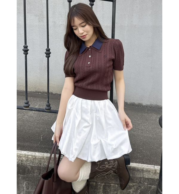 dazzlin「【再販売】バルーンミニスカート」|スカート|