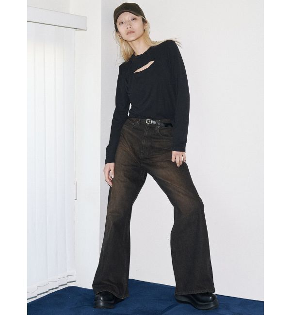 EMODA「【VEQUM】RIM WIDE JEANS」|デニム|