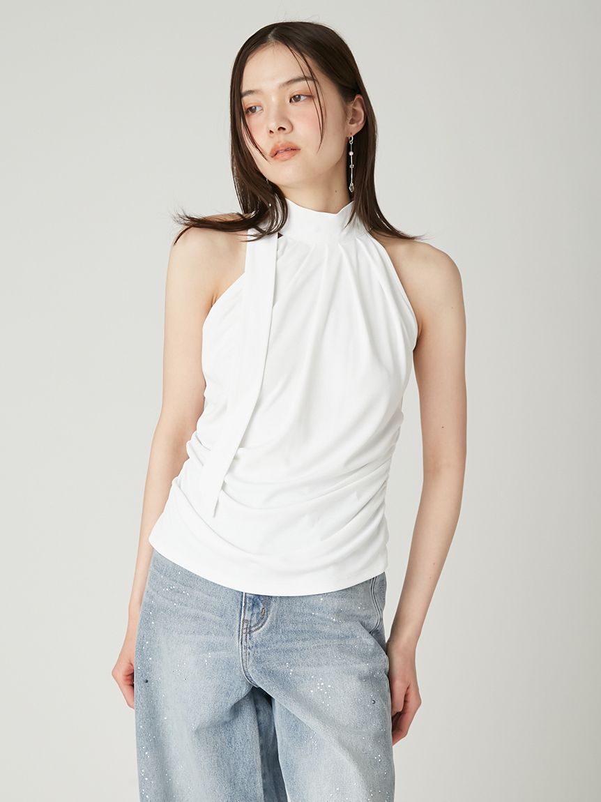 FRAY I.D「ホルターネックカットトップス／ウォッシャブル」|Tシャツ・カットソー|