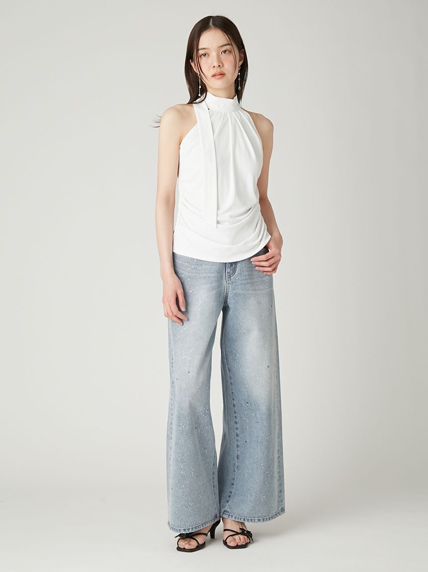 FRAY I.D「ホルターネックカットトップス／ウォッシャブル」|Tシャツ・カットソー|