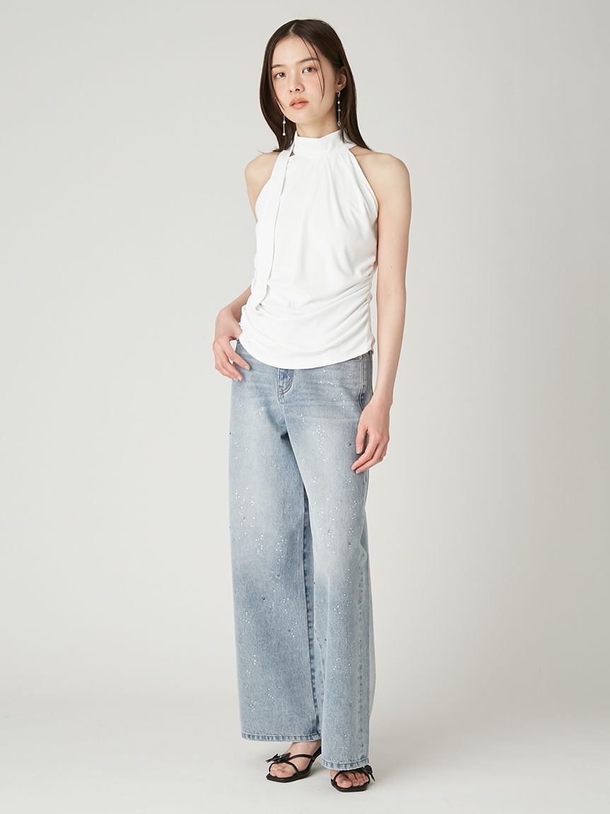 FRAY I.D「ホルターネックカットトップス／ウォッシャブル」|Tシャツ・カットソー|