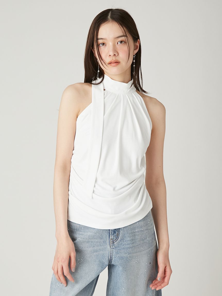 FRAY I.D「ホルターネックカットトップス／ウォッシャブル」|Tシャツ・カットソー|