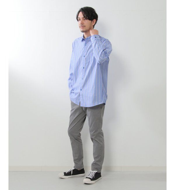 ikka「リラックスストライプシャツ」|シャツ・ブラウス|