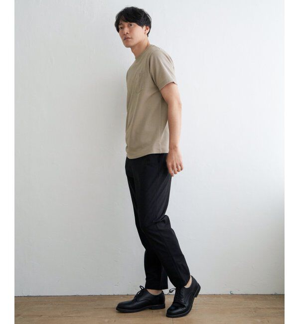 ikka「ライトダンボールダブルフェイスTシャツ」|Tシャツ・カットソー|