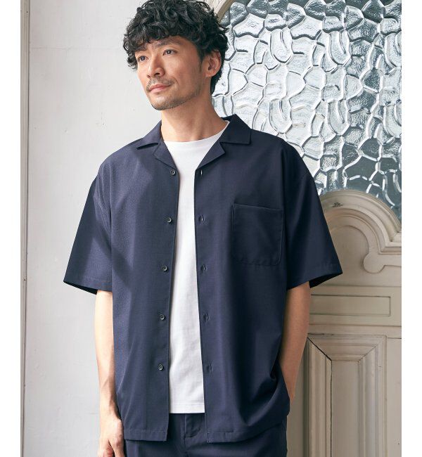 ikka「ライトダンボールダブルフェイスTシャツ」|Tシャツ・カットソー|