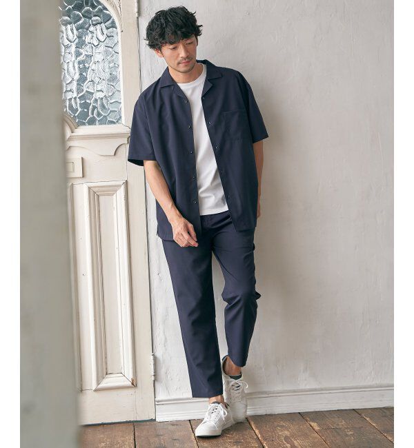 ikka「ライトダンボールダブルフェイスTシャツ」|Tシャツ・カットソー|