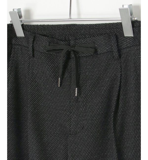IKKA LOUNGE「【セットアップ対応】BLKウールミックスジャージパンツ」|その他|