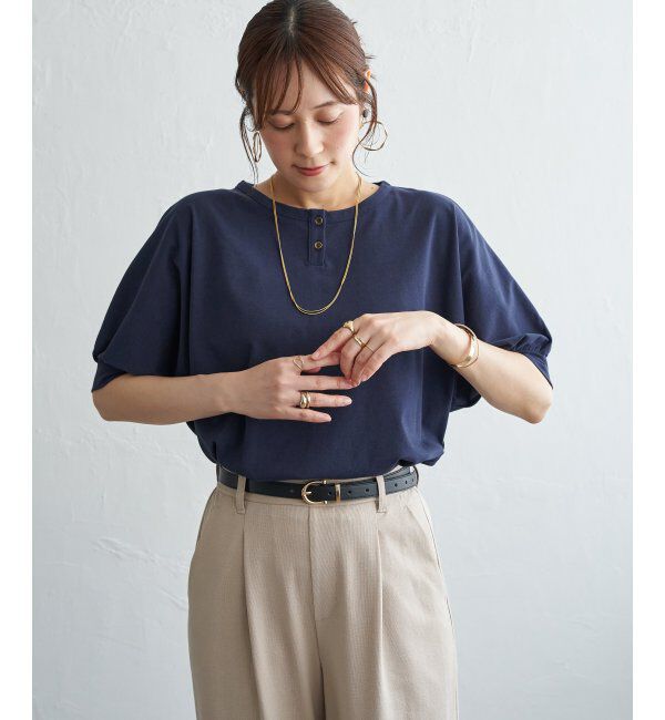 ikka「ヘンリーネックソデタックドルマンＰＯ」|その他|