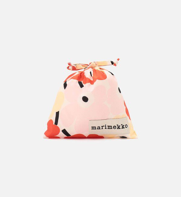 Marimekko「【日本限定】Mini Unikko All Purpose Bag」|ポーチ|ﾗｲﾄﾋﾟﾝｸ&times;ﾗｲﾄｲｴﾛｰ