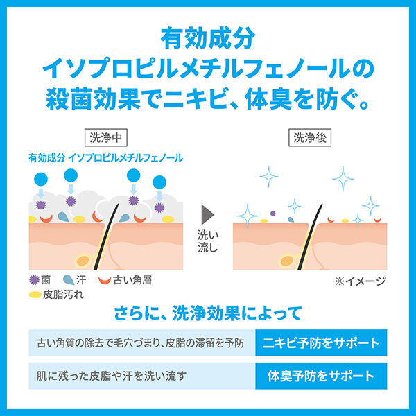  「シーブリーズ ボディーシャンプー クール＆デオドラント 本体 (490mL)」|ボディクレンジング|