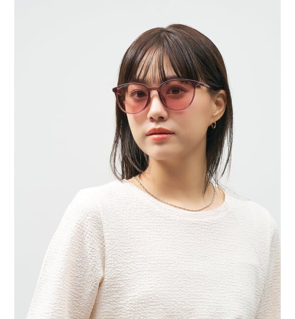  「SUNGLASSES COLLECTION ボストン型 サングラス | カラーレンズ 紫外線対策 UVカット」|サングラス|