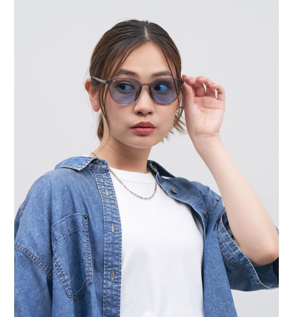  「SUNGLASSES COLLECTION ボストン型 サングラス | カラーレンズ 紫外線対策 UVカット」|サングラス|