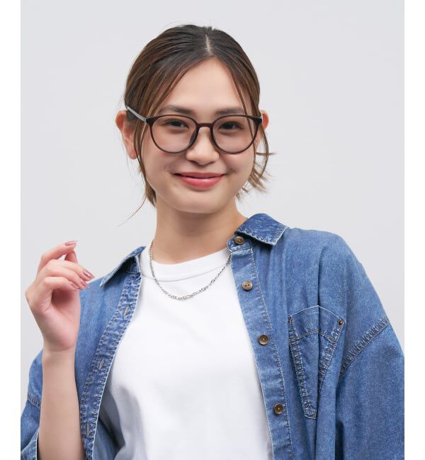  「SUNGLASSES COLLECTION ボストン型 サングラス | カラーレンズ 紫外線対策 UVカット」|サングラス|薄ブラウン2