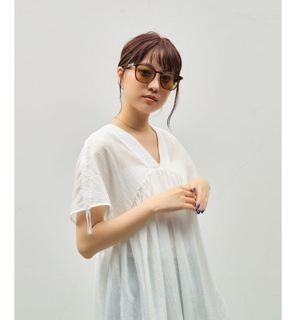  「SUNCUTGlasses/UV100%CUT サングラス｜ラバーテンプル｜ズレ落ち防止｜カラーレンズ｜紫外線対策 UVカット」|サングラス|
