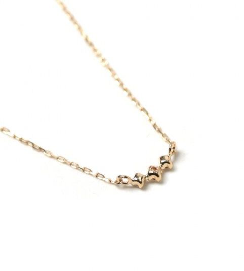 「ダイヤモンド トリプル ネックレス | K18」|ネックレス|