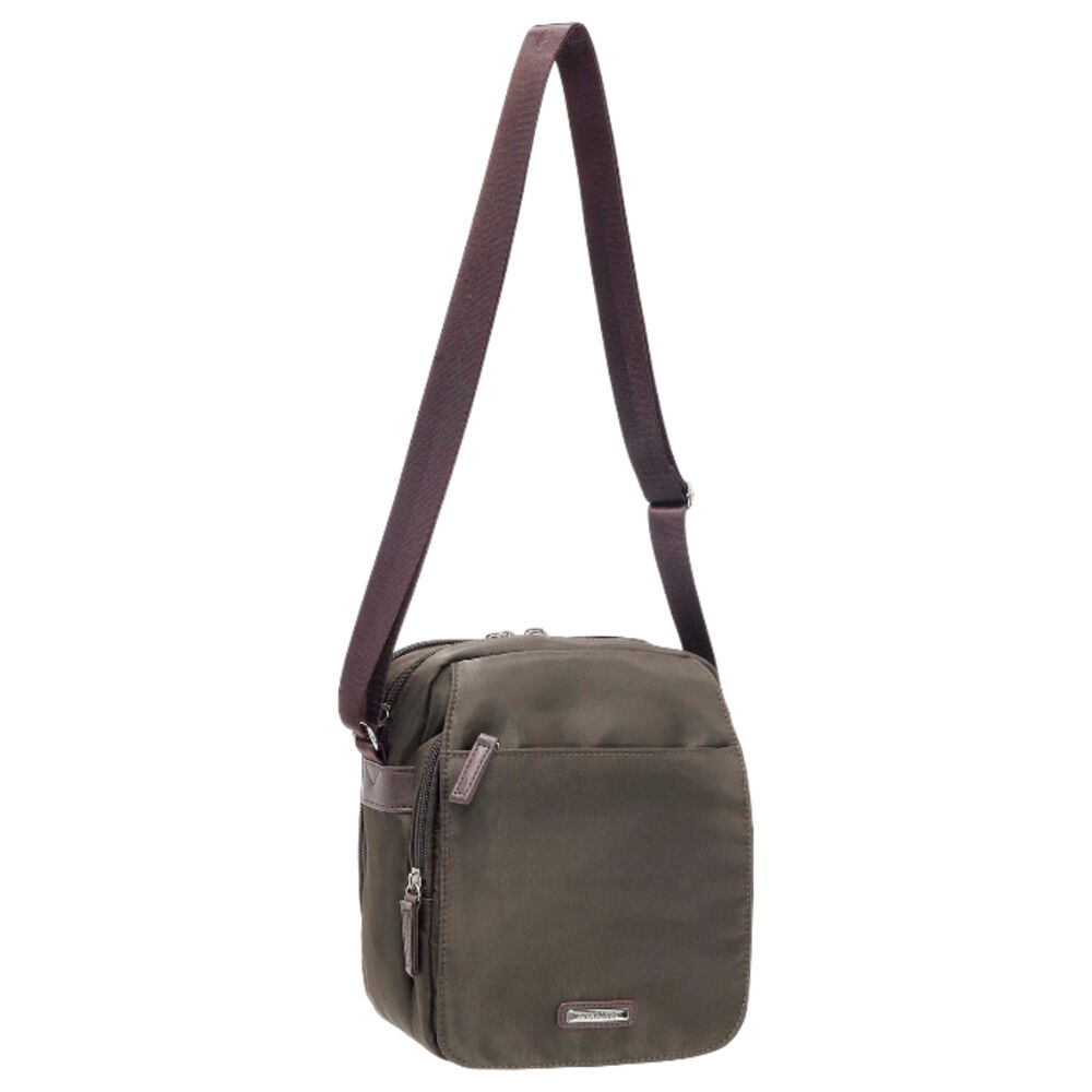 ブラウンショルダーバッグ 保存袋付き ショルダーバッグ ポケット多め 通販 レディース ショルダーバック