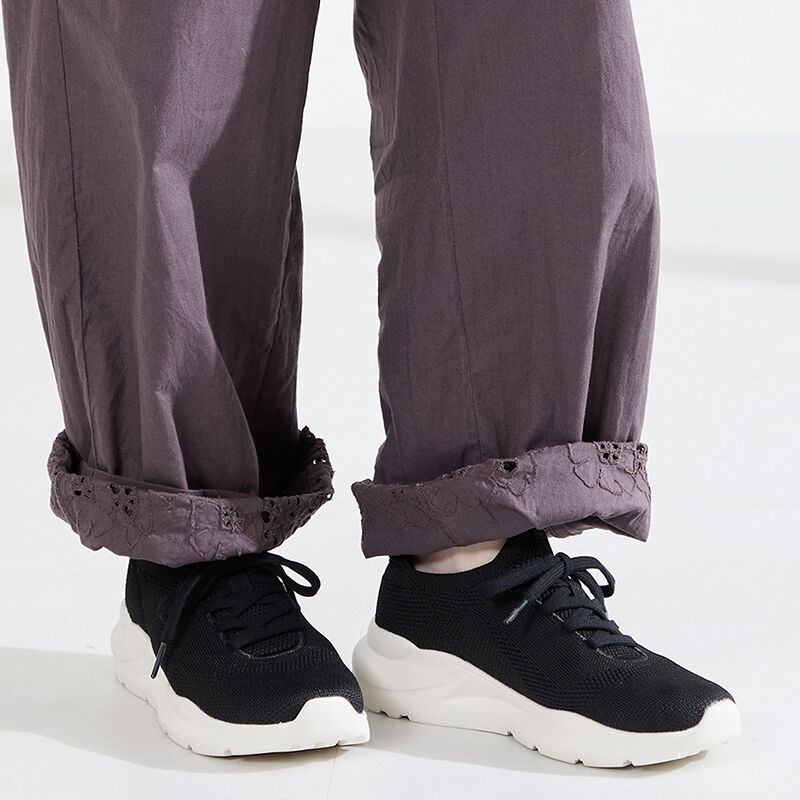 ORiental TRaffic「●2026春夏新作●【 瞬間フィット 】 ニット レースアップ スニーカー /OT3789」|スニーカー|