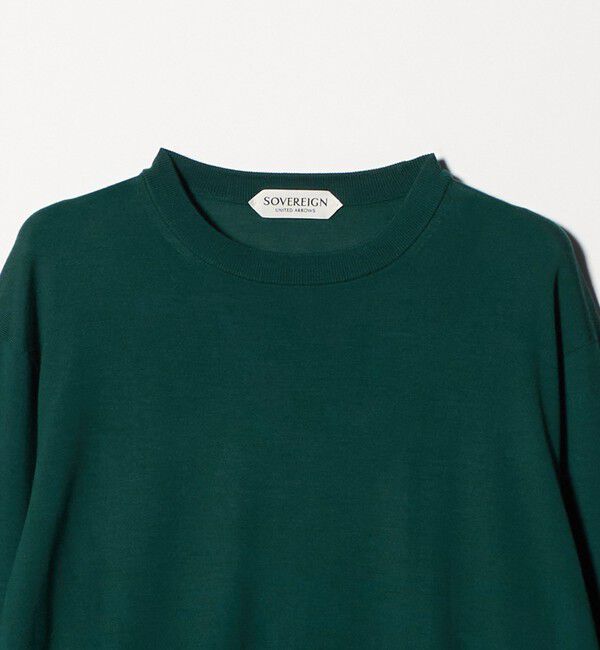 UNITED ARROWS「＜SOVEREIGN＞ハイゲージ クルーネックニット」|ニット・セーター|