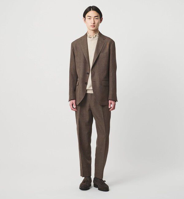 UNITED ARROWS「＜SOVEREIGN＞ピンヘッド 1プリーツ スラックス RELAX MODEL」|スーツ|