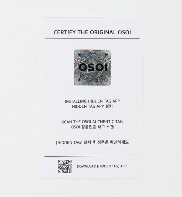 OSOI「＜OSOI＞TONI MINI バッグ ICY BLUE」|ショルダー・メッセンジャー|