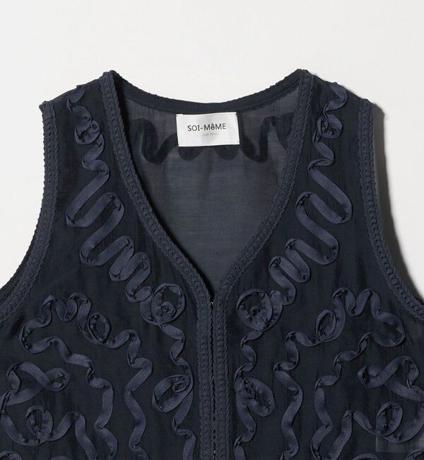 UNITED ARROWS「＜Marilyn Moon＞コード エンブロイダリー ベスト」|ベスト・ジレ|