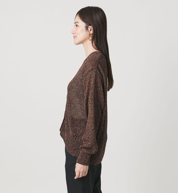 UNITED ARROWS「ペーパー Vネック カーディガン」|カーディガン|