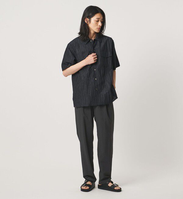 UNITED ARROWS「サマーポリエステル ナチュラルポプリン オールギャザー 1プリーツ イージーパンツ」|その他|