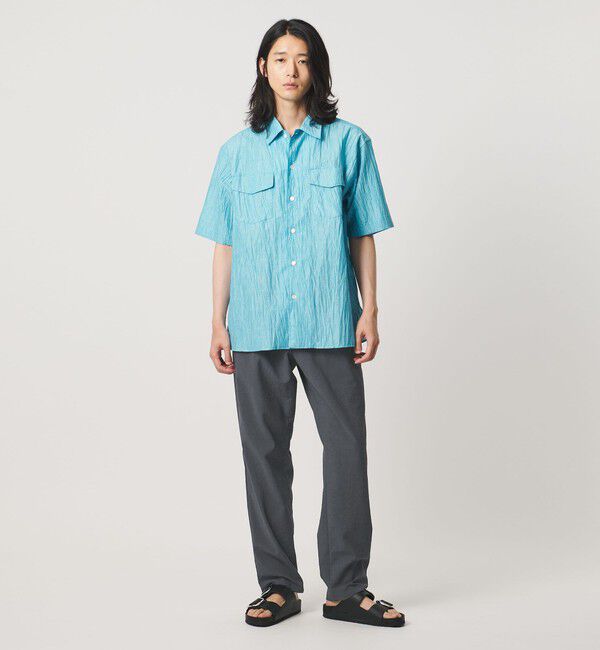 UNITED ARROWS「サマーポリエステル ナチュラルポプリン オールギャザー 1プリーツ イージーパンツ」|その他|
