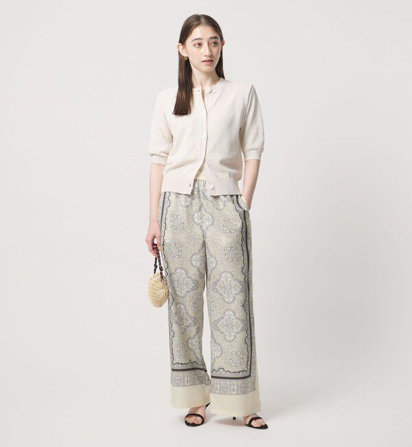 UNITED ARROWS「スカーフ プリント イージーパンツ ‐ウォッシャブル‐」|その他|