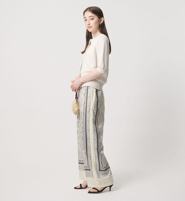 UNITED ARROWS「スカーフ プリント イージーパンツ ‐ウォッシャブル‐」|その他|