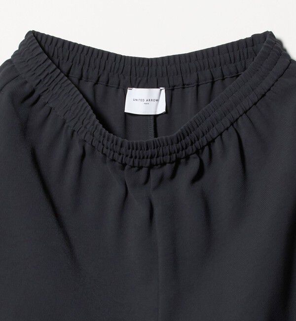 UNITED ARROWS「COMFY クロップド ワイドパンツ ‐防汚 UVカット ウォッシャブル‐」|チノ|