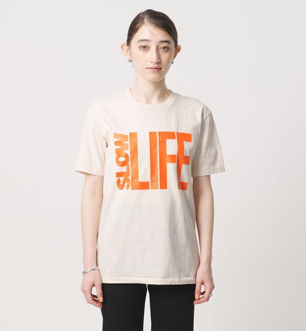 UNITED ARROWS「【別注】＜MIXTA＞SLOW LIFE Tシャツ NATURAL」|Tシャツ・カットソー|
